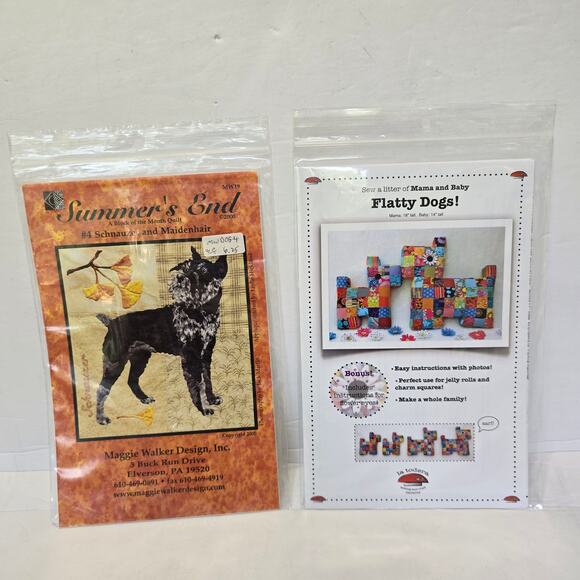 Maggie Walker Designs Summer's End La Todera Flatty Dogs Sewing Patterns Dogs - Picture 1 of 5